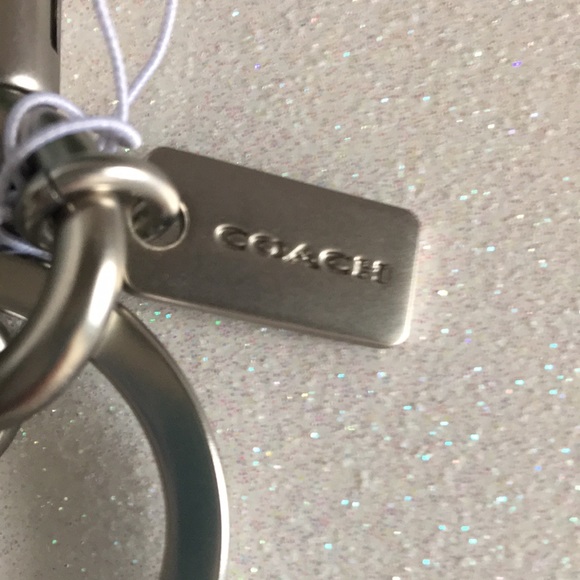 Coach Snowflake Cluster Bag Charm Key Chain NWT - Picture 8 of 14